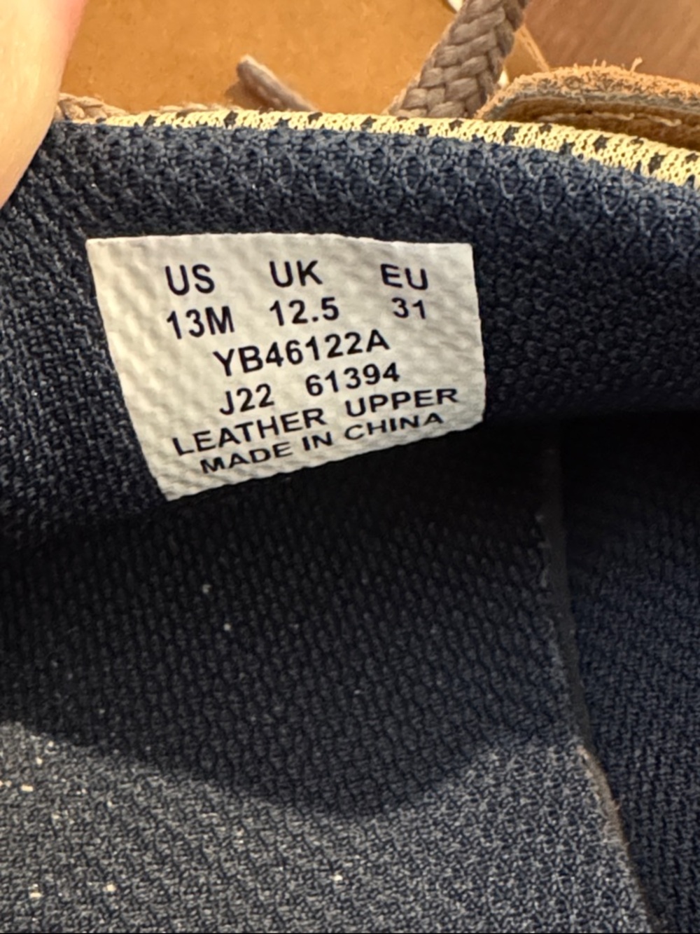 Sperry Kids Lanyard Boat Shoe, like new! - Picture 6 of 9